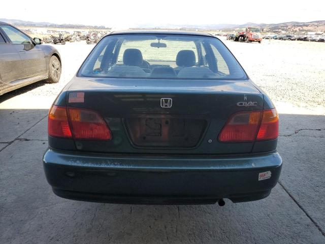 2HGEJ6618YH590768 - 2000 HONDA CIVIC BASE GREEN photo 6