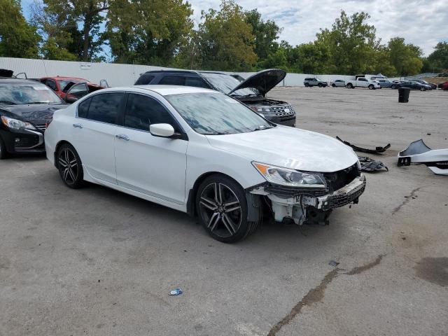 1HGCR2F56GA037884 - 2016 HONDA ACCORD SPORT WHITE photo 4