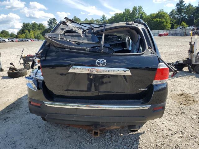 5TDBK3EH2DS268988 - 2013 TOYOTA HIGHLANDER BASE Noir photo 6