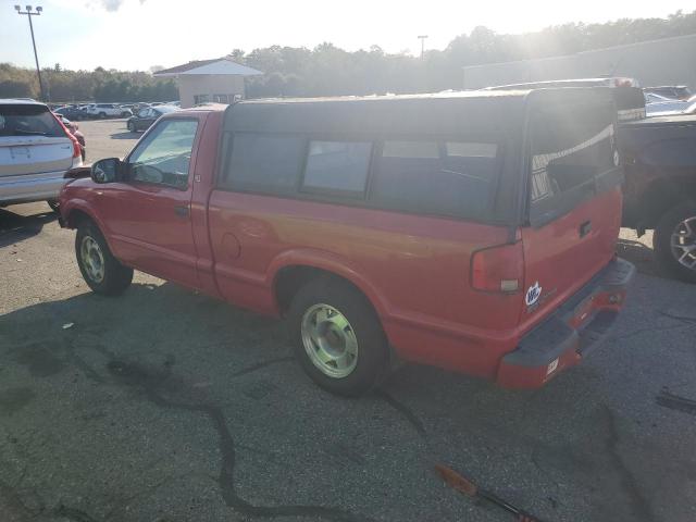 1GTCS1444XK501613 - 1999 GMC SONOMA RED photo 2