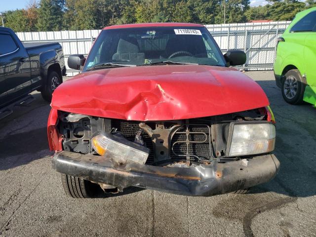 1GTCS1444XK501613 - 1999 GMC SONOMA RED photo 5