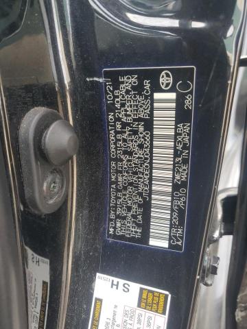 JTDEAMDE0NJ043660 - 2022 TOYOTA COROLLA LE BLACK photo 12