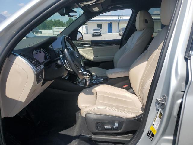 5UXTR9C54JLC73071 - 2018 BMW X3 XDRIVE30I SILVER photo 7