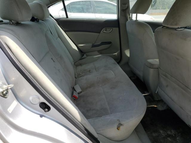 19XFB2F55CE387322 - 2012 HOND CIVIC LX ვერცხლისფერი ფოტო 10