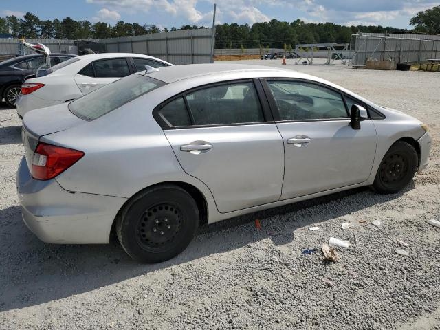19XFB2F55CE387322 - 2012 HOND CIVIC LX ვერცხლისფერი ფოტო 3
