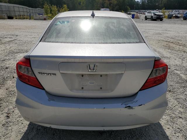 19XFB2F55CE387322 - 2012 HOND CIVIC LX ვერცხლისფერი ფოტო 6