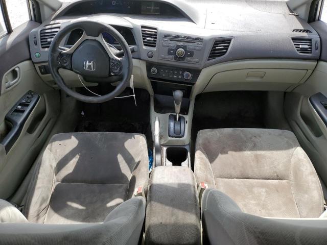 19XFB2F55CE387322 - 2012 HOND CIVIC LX ვერცხლისფერი ფოტო 8