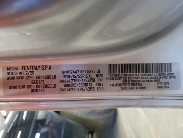 ZFBHRFBB2L6R56255 - 2020 RAM PROMASTER SLT 银色 照片 13