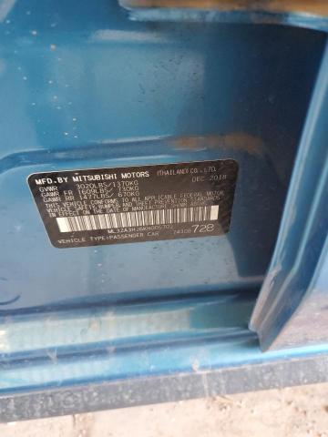 ML32A3HJ6KH005702 - 2019 MITSUBISHI MIRAGE ES Blau Foto 12
