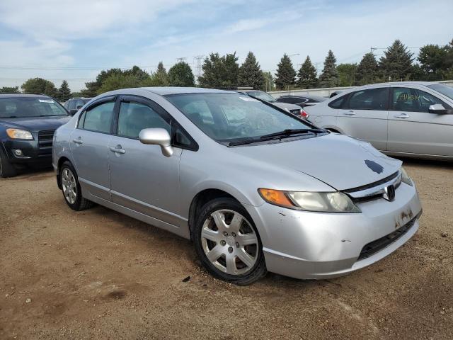 1HGFA15578L057051 - 2008 HONDA CIVIC LX SILVER photo 4