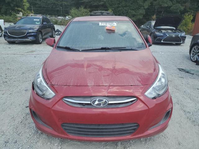 KMHCT4AE8HU343712 - 2017 HYUN ACCENT SE RED photo 5
