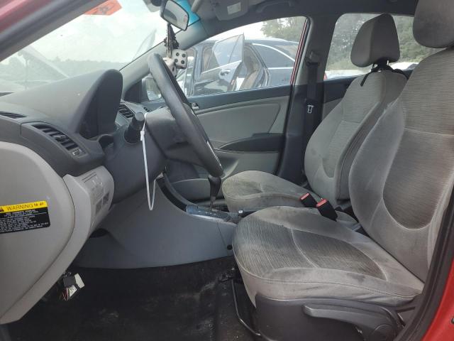 KMHCT4AE8HU343712 - 2017 HYUN ACCENT SE RED photo 7