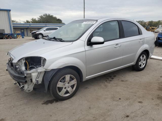 KL1TD5DE6BB239605 - 2011 CHEVROLET AVEO LS SILVER photo 1