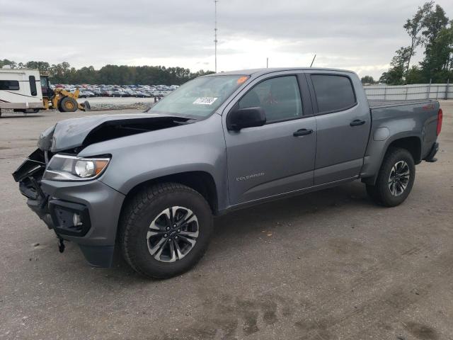 1GCGTDEN0M1131303 - 2021 CHEVROLET COLORADO Z71 GRAY photo 1