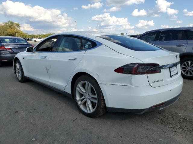 5YJSA1H1XEFP55657 - 2014 TESLA MODEL S WHITE photo 2