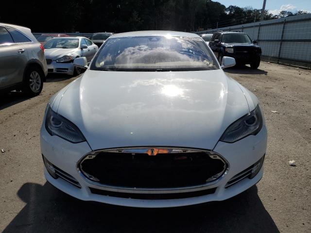 5YJSA1H1XEFP55657 - 2014 TESLA MODEL S WHITE photo 5