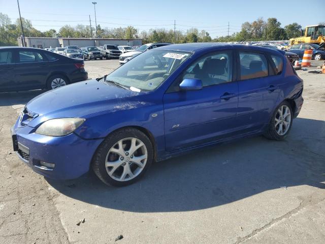 JM1BK343781863733 - 2008 MAZDA 3 HATCHBACK BLUE photo 1