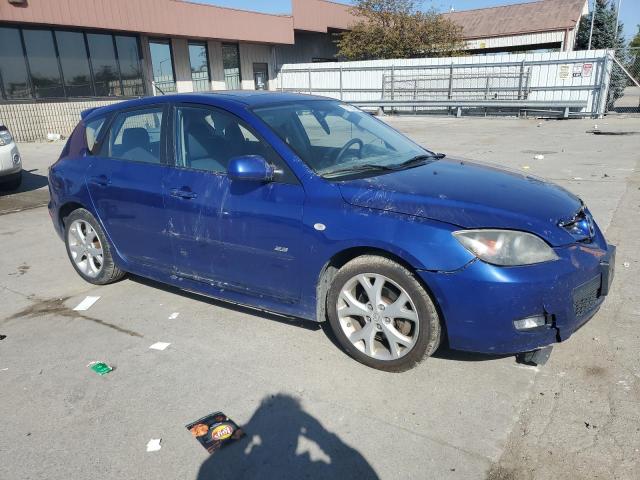 JM1BK343781863733 - 2008 MAZDA 3 HATCHBACK BLUE photo 4