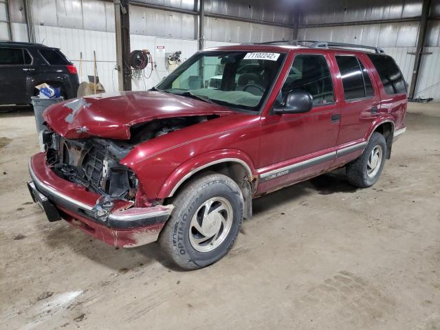 1GNDT13WXT2237609 - 1996 CHEVROLET BLAZER MAROON photo 1