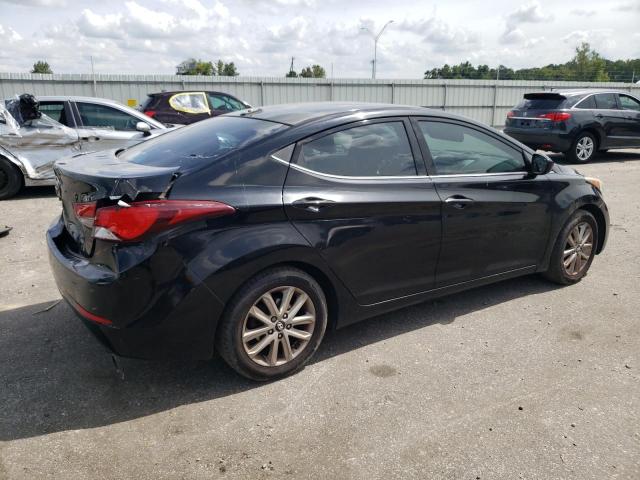 KMHDH4AE7FU227775 - 2015 HYUNDAI ELANTRA SE BLACK photo 3