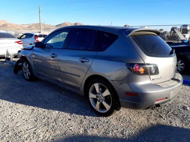 JM1BK344561517377 - 2006 MAZDA 3 HATCHBACK GRAY photo 2