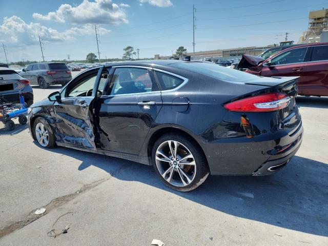 3FA6P0D91KR121207 - 2019 FORD FUSION TITANIUM 黑色 照片 2