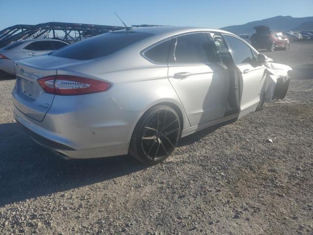 3FA6P0LU3DR184365 - 2013 FORD FUSION SE HYBRID SILVER photo 3