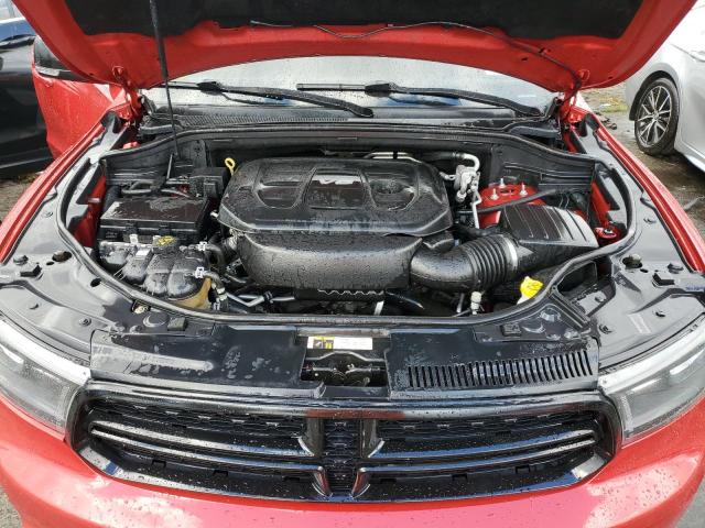 1C4RDJDGXJC150139 - 2018 DODGE DURANGO GT RED photo 12