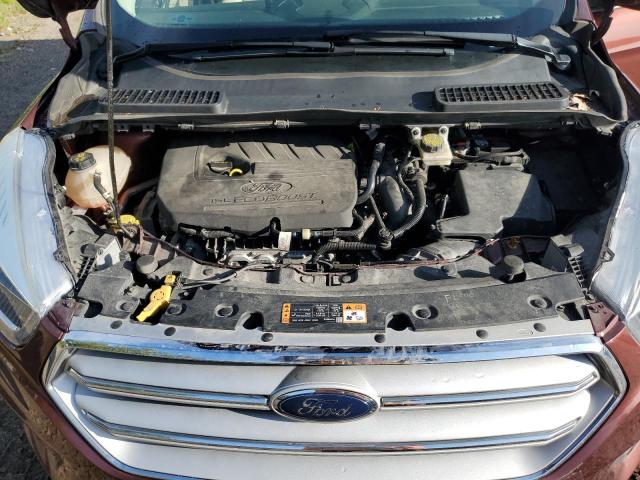 1FMCU0HD1JUB71208 - 2018 FORD ESCAPE SEL BROWN photo 12