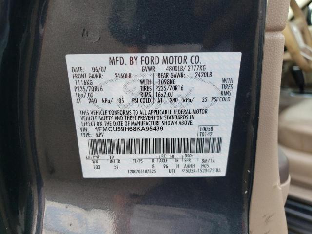 1FMCU59H68KA95439 - 2008 FORD ESCAPE HEV GRAY photo 12