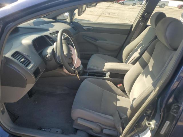 1HGFA16506L134791 - 2006 HONDA CIVIC LX BLUE photo 7