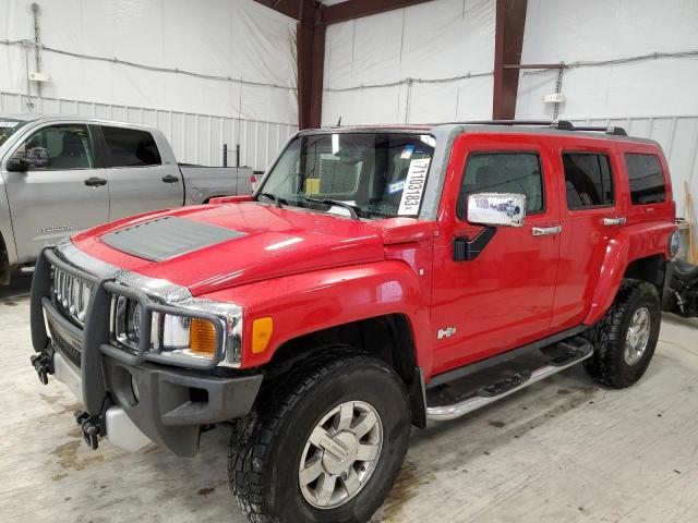 5GTEN13E398142449 - 2009 HUMMER H3 RED photo 1