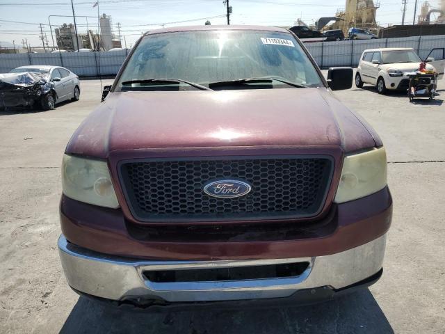 1FTPX14554NB20763 - 2004 FORD F150 BURGUNDY photo 5