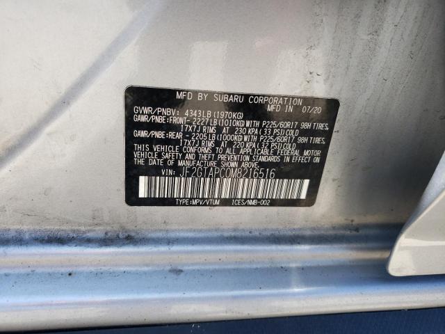 JF2GTAPC0M8216516 - 2021 SUBARU CROSSTREK PREMIUM Mavi fotoğraf 13