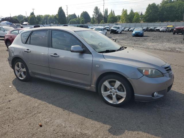JM1BK343351328331 - 2005 MAZDA 3 HATCHBACK GRAY photo 4