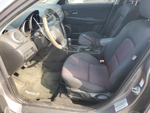 JM1BK343351328331 - 2005 MAZDA 3 HATCHBACK GRAY photo 7