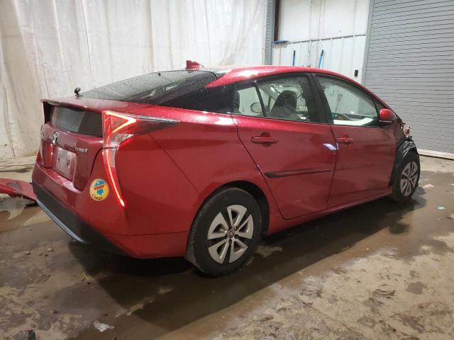 JTDKARFU9G3520968 - 2016 TOYOTA PRIUS RED photo 3