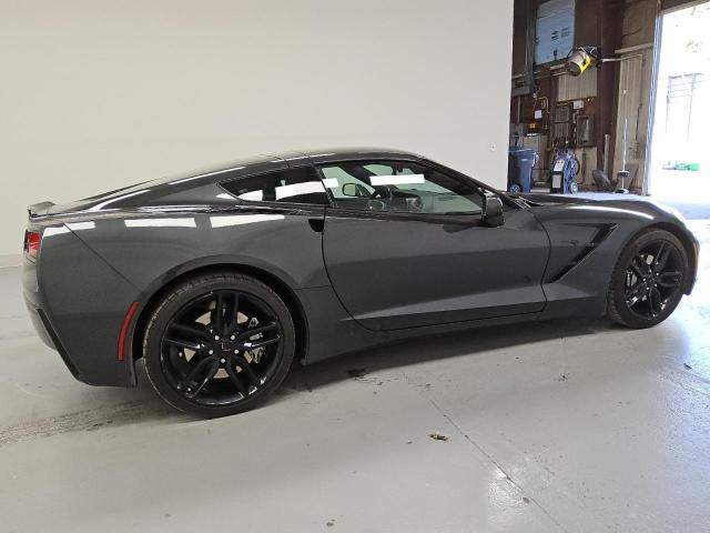 1G1YB2D77K5104757 - 2019 CHEVROLET CORVETTE STINGRAY 1LT GRAY photo 3