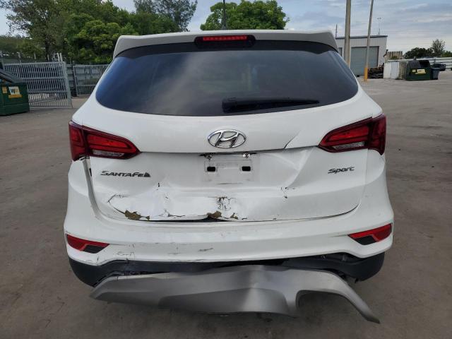 5NMZT3LB8JH079111 - 2018 HYUNDAI SANTA FE S WHITE photo 6