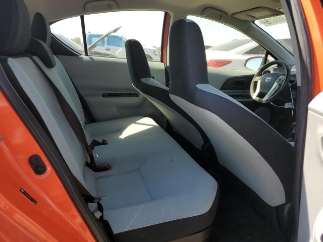 JTDKDTB38C1022588 - 2012 TOYOTA PRIUS C ORANGE photo 10