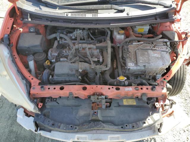 JTDKDTB38C1022588 - 2012 TOYOTA PRIUS C ORANGE photo 11