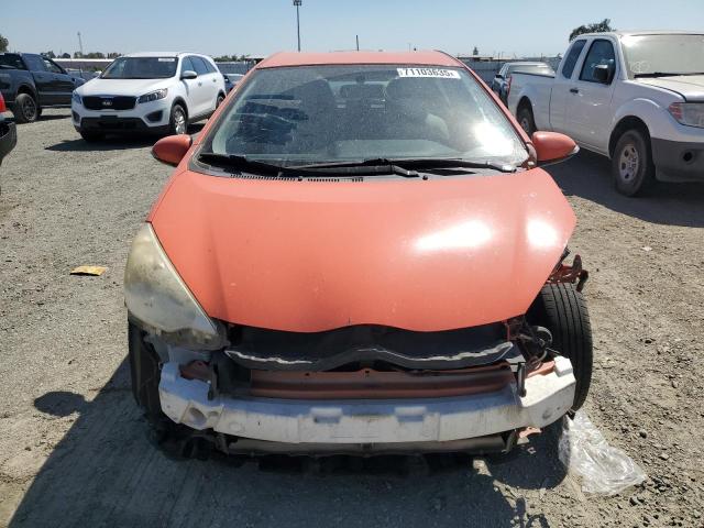 JTDKDTB38C1022588 - 2012 TOYOTA PRIUS C ORANGE photo 5