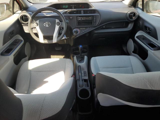 JTDKDTB38C1022588 - 2012 TOYOTA PRIUS C ORANGE photo 8