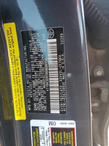 4T1BK3EK5BU628156 - 2011 TOYOTA CAMRY SE Темно-сірий фото 13