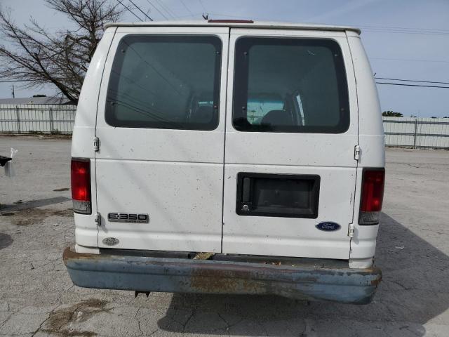 1FTSS34L58DA02937 - 2008 FORD ECONOLINE E350 SUPER DUTY VAN WHITE photo 6