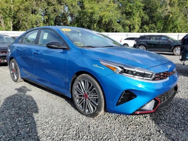 3KPF44AC8PE643843 - 2023 KIA FORTE GT BLUE photo 4