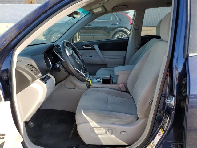 5TDZK3EH9CS061334 - 2012 TOYOTA HIGHLANDER BASE Синій фото 7