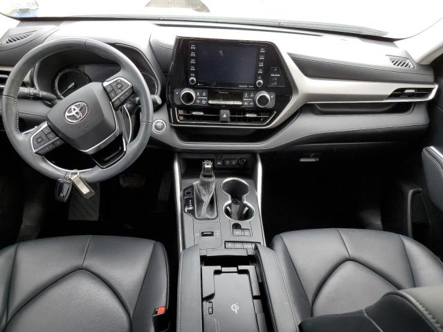 5TDGZRAH8MS529230 - 2021 TOYOTA HIGHLANDER XLE WHITE photo 8