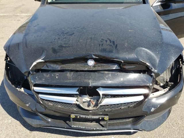 WDDWF4KB5HR228247 - 2017 MERCEDES-BENZ C 300 4MATIC BLACK photo 11