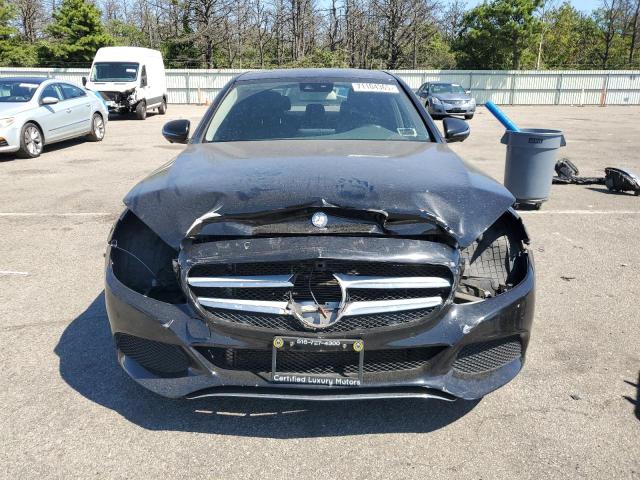 WDDWF4KB5HR228247 - 2017 MERCEDES-BENZ C 300 4MATIC BLACK photo 5